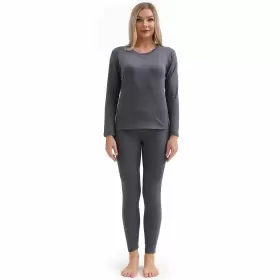 Pisiqi 792966158542 Thermal Underwear Women Ultra-soft Long Johns Set Base Layer Skiing Wi