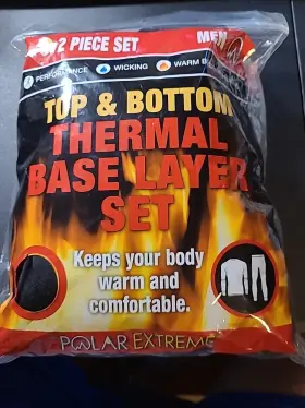 Polar 081091587717 Extreme Termal Mens Size The Top Is A 2x And Bottom 4x