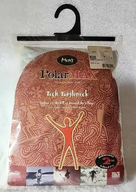 124004 Polarmax New Mens Size Xl White Turtleneck Technical Base Layer Nip Usa Vtg