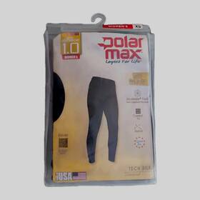 Polarmax 1d32v Polar Max Women Xs Black Tech Silk Base Layer Bottom Tights Relaxed Nwt