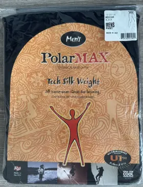 Polarmax 785146211892 Tech Silk Weight Bottom Layer Pants Nwt New Mens Size Medium M Black