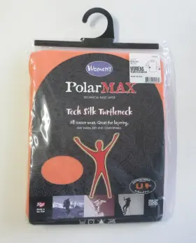 Polarmax 785146240489 Ultralight Lightweight-tech Silk Turtleneck Top Base Layer Medium