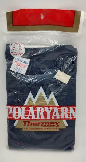 18750 Polaryarn Thermax Womens Thermal Underwear Shirt Long Johns Base Layer M Vtg Usa