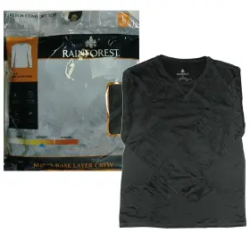 Rainforest 019520097032 Stretch Base Layer Top-long Sleeve T-shirt Men Large Chest 42-44 Inch