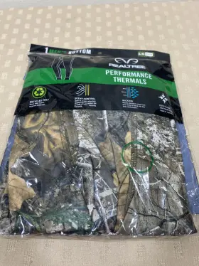 Ivo50069 Realtree Performance Thermals Men S Black Edge Scent Control Bottom Xl