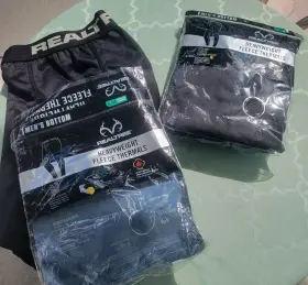 Ivo50075 Realtree 2 Pair Mens Large Heavyweight Thermal Bottoms Scent Control Read