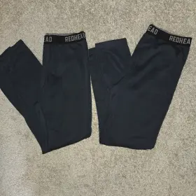 Rhf23-8502k Redhead Lot 2 Pair By Bass Pro Mid Weight Base Layer Pants Men Med Blue Hunting