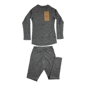 Reima 438429812012 Merino Wool Base Layer Set Gray Kids Size 5 Years Old Nwt