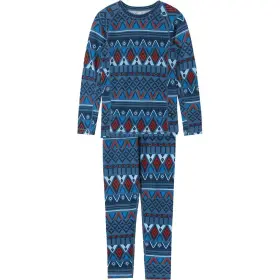 5200030d-67a6-5t Reima Taitoa Baselayer Set - Toddlersft Blue Ocean 5t