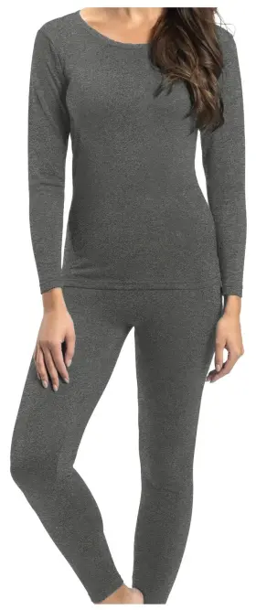 151s-mg-l Rocky Thermal Underwear Women Long Johns Womens Thermals Top Bottom Set Fleece Line
