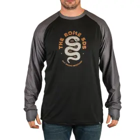 Rome 609408836282 Mountain Weight Crew Base Layer Mens L/s Shirt Large Any Means