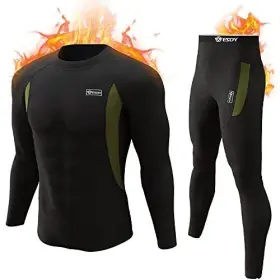 Romision 423233360285 Long Johns For Men Thermal Underwear Set Winter Hunting Gear Sport Bottom Top