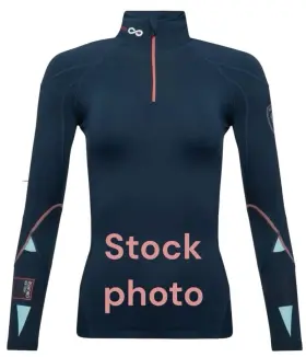 Rossignol 607684020354 Nwt Womens Skiing Infini Compression Race Top Sz Lrg Color Eclipse