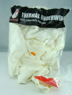 6547 Rothco Cotton/poly Thermals Crew Long Sleeve Natural 3xl Men Size New