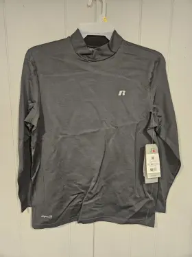 23002541 Russell Base Layer Men S Large Dri-power Therma Force Cold Compression Mock Neck