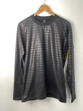 Seirus 090897123708 New Black Heatwave Reversible Baselayer Top - Mens Large