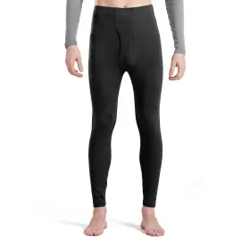 Sheep Run 662565761194 100% Merino Wool Mens Midweight Anti Odor Thermal Underwear Bottom Pant Long