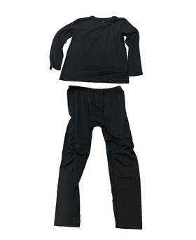 Simiya Wu0100207 Mens Thermal Underwear Set 2xl Size Gb00903 Black