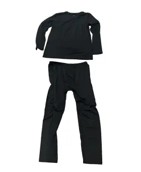 Wu0100207 Simiya Mens Thermal Underwear Set 2xl Size Gb00903 Black Wu0100207 Simiya Mens Thermal Underwear Set 2xl Size Gb00903 Black