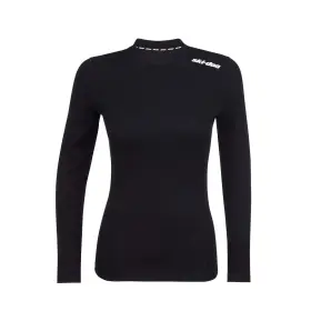 4543790490 Ski-doo Qty 3 Ladies Merino Base Layer Top Black Size Small