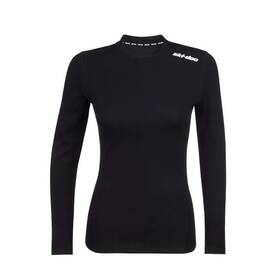 Ski-doo 4543790690 Ski-doo Ladies Merino Base Layer Thermal Top Black Medium