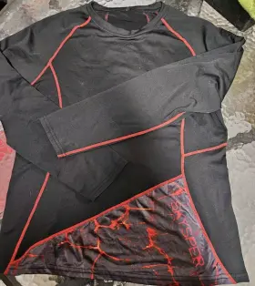 R1002 Skysper Mens Thermal Underwear Long Sleeve Base Layer Compression Shirt