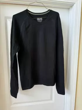 12790 Smartwool Men Intraknit Active Base Layer Long Sleeve Crew Black Xl