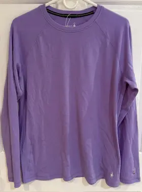 16780l46 Smartwool New Women S 1x Classic Thermal Merino Baselayer Crew Top Ultra Violet