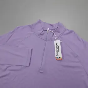 16782l46 Smartwool Classic Thermal Merino Baselayer 1/4 Zip Ultra Violet Women S Size 4x