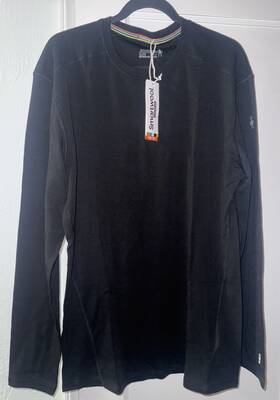 Smartwool 193392648650 2025 Thermal Merino 250 Base Layer Top Men S Xl Black 115 Ships Qk