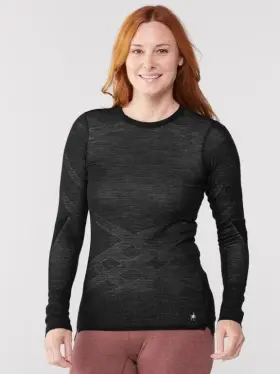 M200 Smartwool 195437012198 Nwt 140 Black White Intraknit 1/4 Zip Merino Base Layer Women M