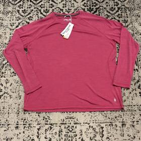 Smartwool 196011484684 Nwt Women S Merino 250 Baselayer Crew Neck Plus Fuchsia Size 3x