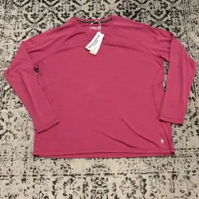 Smartwool 196011484684 Nwt Women S Merino 250 Baselayer Crew Neck Plus Fuchsia Size 3x