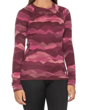 Smartwool 196246013413 110 Womens Classic Thermal Merino Base Layer Crew-fuchsia-medium-new