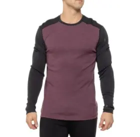 Smartwool 196247524536 115 Classic Thermal Base Layer Shirt - Argyle Purple Large- New
