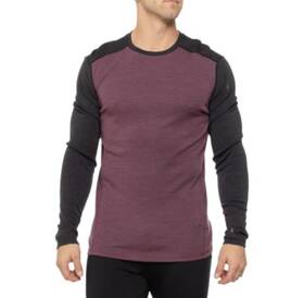 Smartwool 196247524673 115 Classic Thermal Base Layer Shirt - Argyle Purple Small New