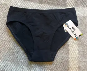 Smartwool 196247579291 Nwt Womens Merino Wool Intraknit Bikini Black Size S Msrp 34