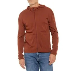 Smartwool 196572848741 140 Men S Thermal Merino Base Layer Hoodie-pecan Brown-medium-new