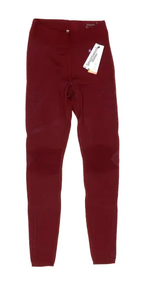 L92511 Smartwool 196572851406 Cherry Intraknit Thermal Merino Base Layer Bottoms Size M