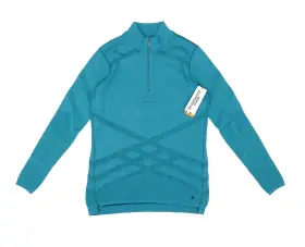 L92512 Smartwool 196572853547 Emerald Intraknit Thermal Merino Base Layer 1/4 Zip Top Size Xl