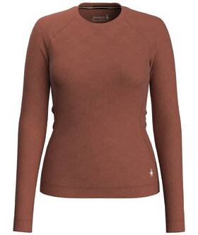 Smartwool 196572854858 115 Womens Thermal Merino Base Layer Top-copper Heather-small