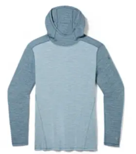 Smartwool 196572864536 Men S Classic Thermal Merino Base Layer Hoodie-pewter Blue-medium-new