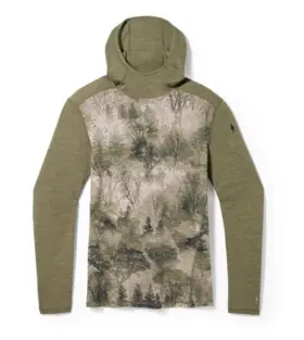 Smartwool 196572864611 Mens Classic Thermal Merino Base Layer Hoodie Winter Moss Forest Xl
