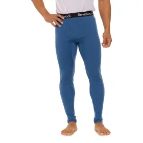 Smartwool 197642618202 115 Mens Thermal Base Layer Bottoms - Bright Cobalt Large New