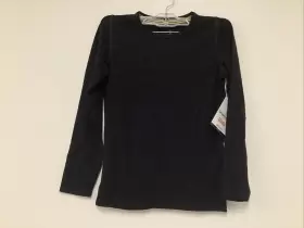 Smartwool 605284169957 Kids Baselayer Crew Long Sleeve Black Size Medium New