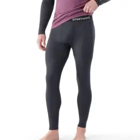 L117214 Smartwool Merino 250 Classic Base Layer Bottom In Charcoal Heather - X Large