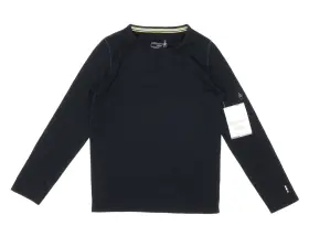 L26523 Smartwool Kids Black Thermal Merino Base Layer Crew Neck Top Size L