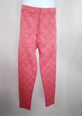 Sn112-p14 Smartwool Kid Classic Thermal Merino Baselayer Bottom Pink Xl 100% Wool