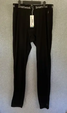 Sw000755001-xxl Smartwool Mens Classic Base Layer Bottom 2xl Black Merino Wool 150 Boxed Thermal
