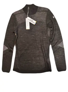 Sw002824960-s Smartwool Intraknit Thermal Merino Wool Base Layer Top Black White Men S
